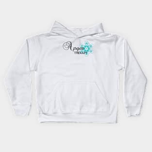 Apgar Therapy TEAL emblem Kids Hoodie